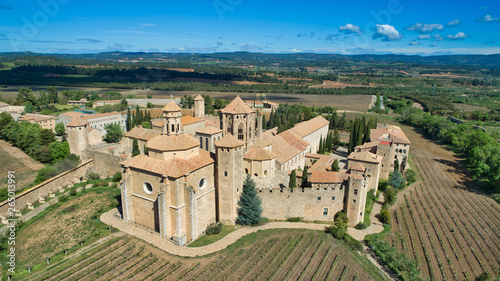Monestir de Poblet Monasterio de Poblet Ruta del Cister Conca de Barbera Tarragona Catalonia Spain photo