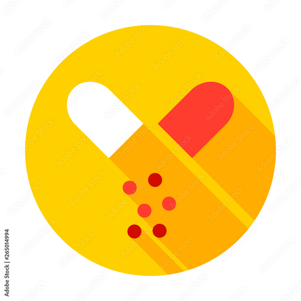 Open Capsule Circle Icon Open Capsule Circle Icon