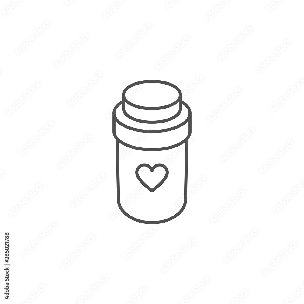 Pills Bottle Vector Icon Pills Bottle Vector Icon