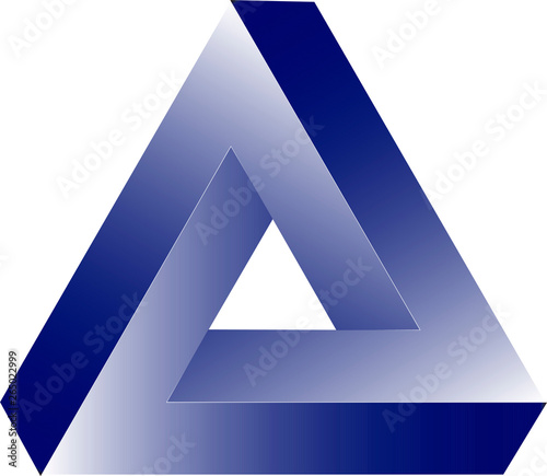 Triangle figure icon vector illustration for concept and web apps