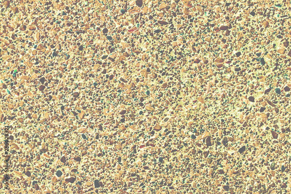 Fototapeta premium Seamless texture of concrete yellow color. Holes in the sponge.