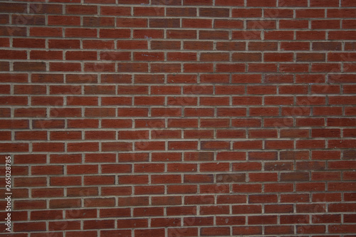 Red brick wall for background texture. Old, english brick wall.