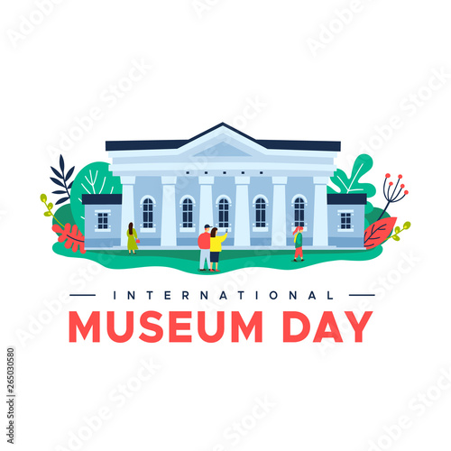Vector illustration of International Museum Day