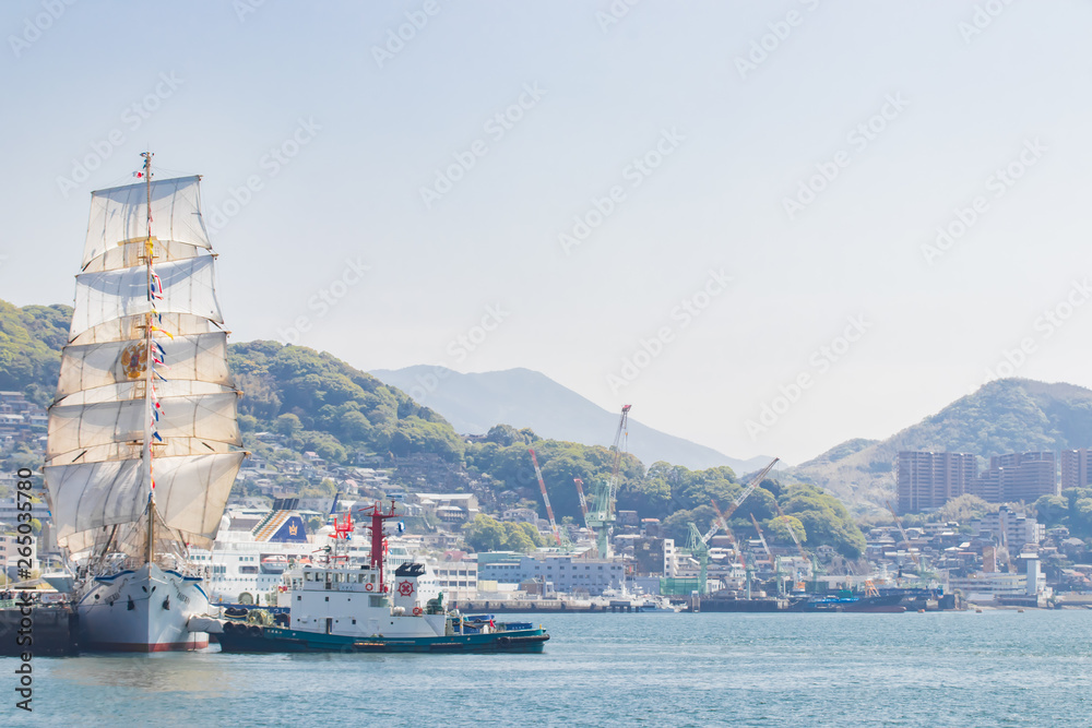 長崎帆船祭り Nagasaki Sailing ship Festival　長崎県長崎港　ナジェジュダ