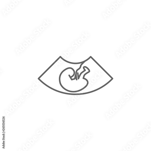 Artificial insemination, baby icon. Element of artificial insemination icon. Thin line icon for website design and development, app development. Premium icon