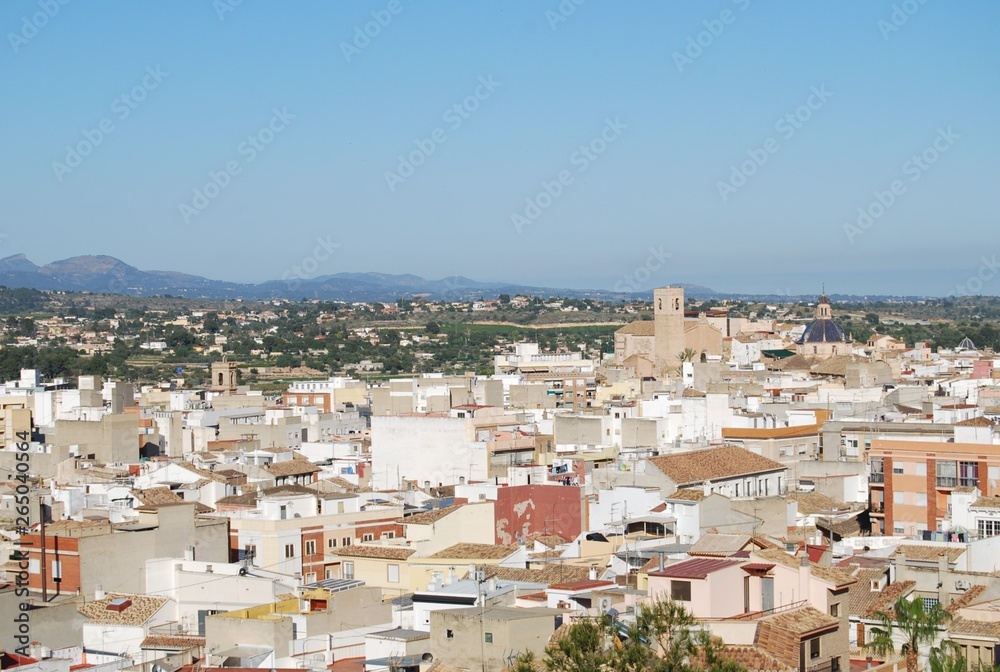 Bird's Eye View of Lliria Town, Valencia Spain