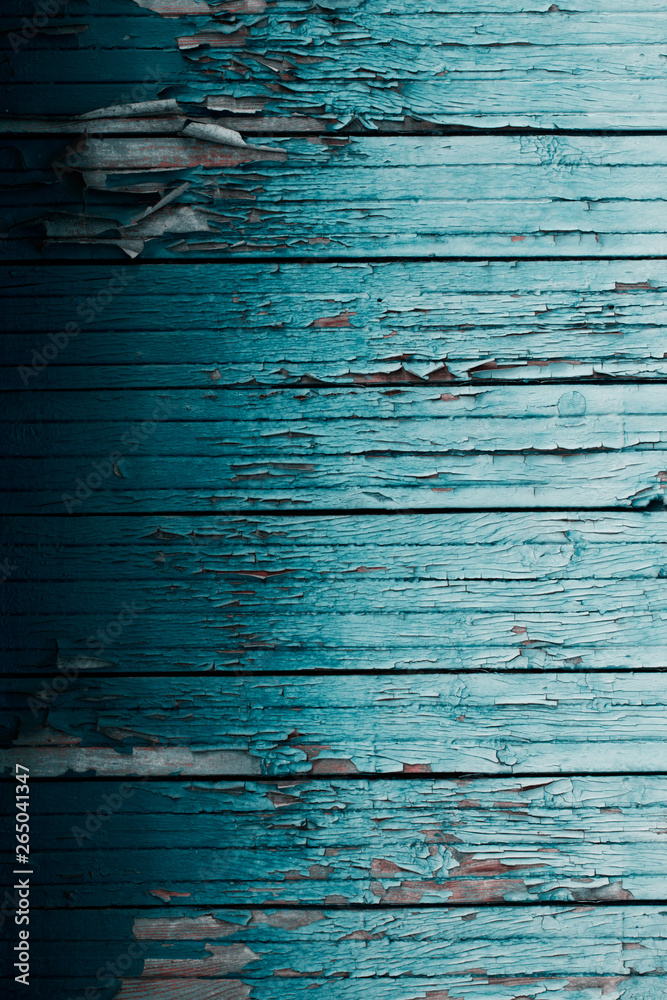 Obraz premium Texture of a green wooden planks, bright barn wall, rustic style
