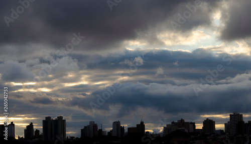 nuvens céu