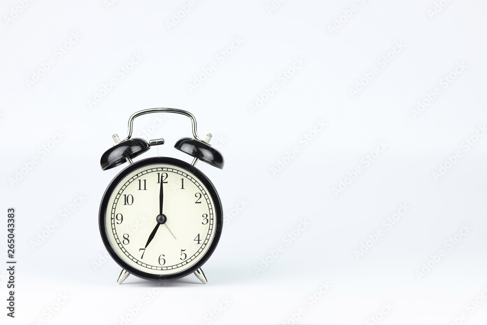 alarm clock isolated and white background alarm clock isolated and white background