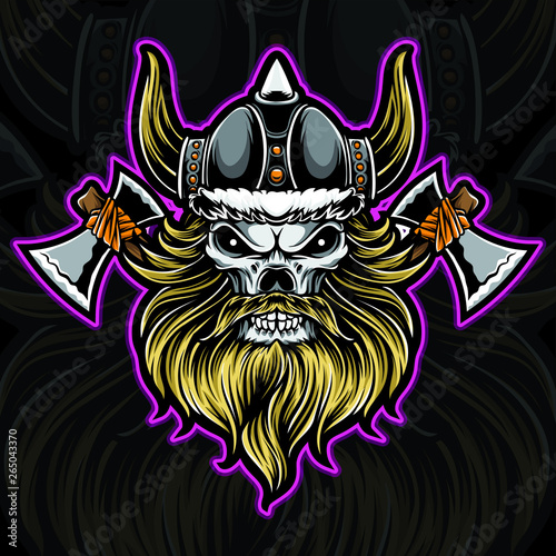 viking warrior logo
