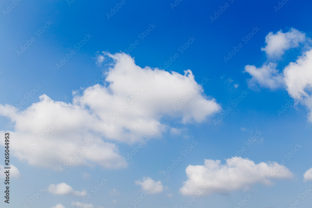 Beautiful sky with clouds, wide angle Beautiful sky with clouds, wide angle