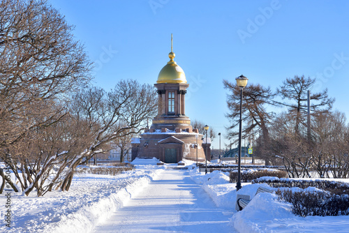 Church-chapel of the Holy Trinity in St.Petersburg.