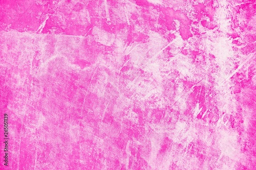 Old Grunge Concrete Wall in Cool Plastic Pink Color Tone Background, That is a 2019 World's Most Popular Color.