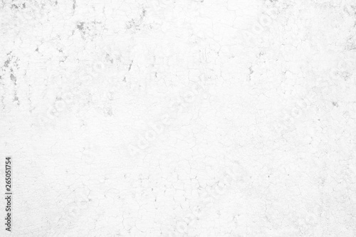 White Grunge Broken Concrete Ground Texture Background.