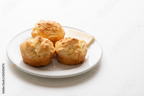Food Prepared Baking Baked Soda Tea Biscuits Isolated White Background