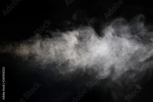image of smoke with black background