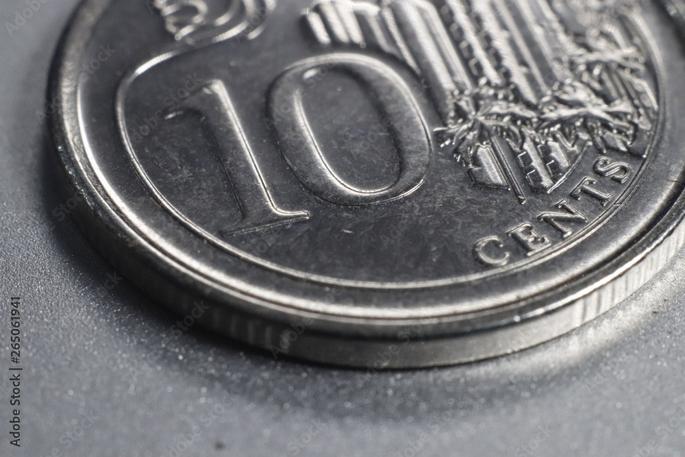 Singapore coin. Singapore coin.