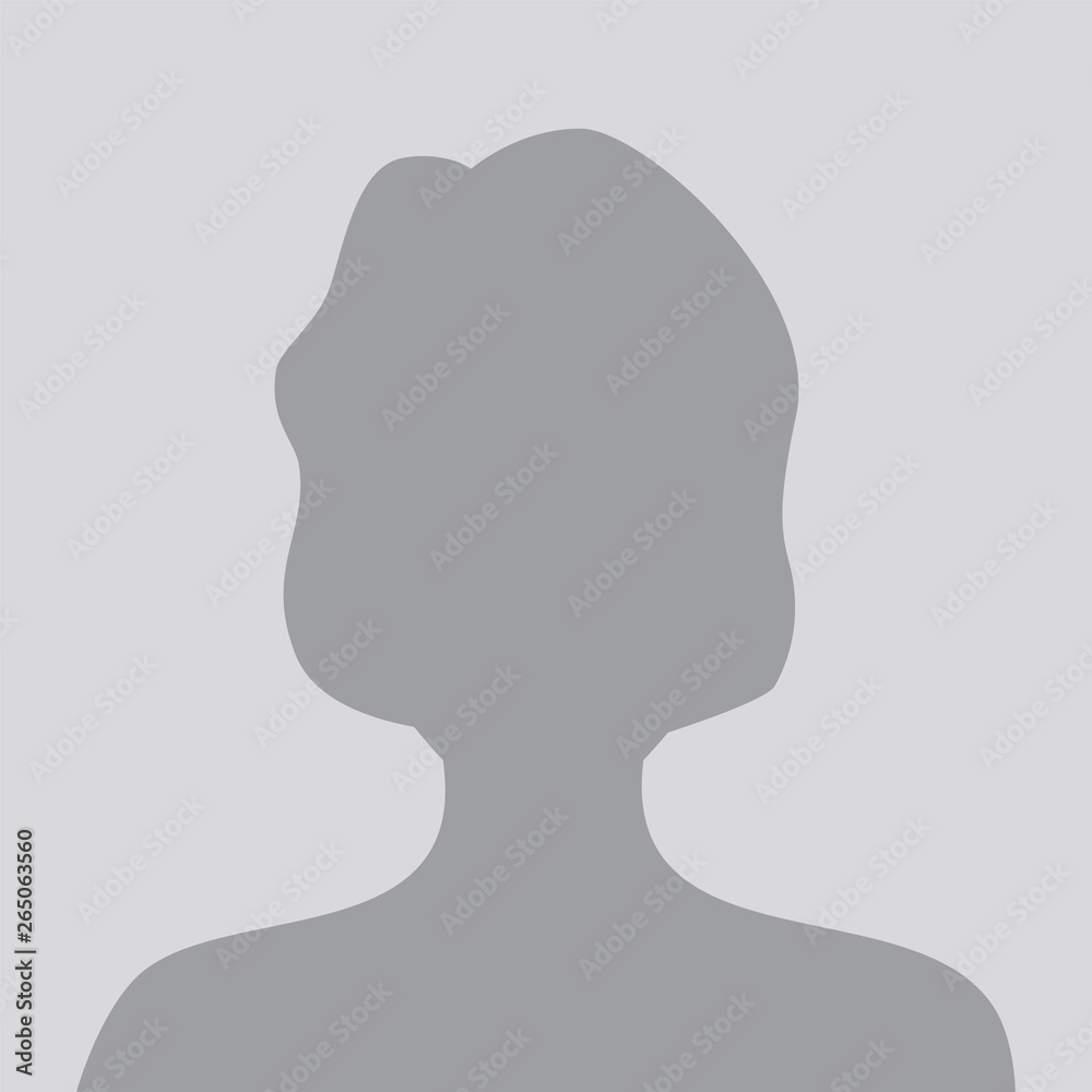 Person gray photo placeholder woman