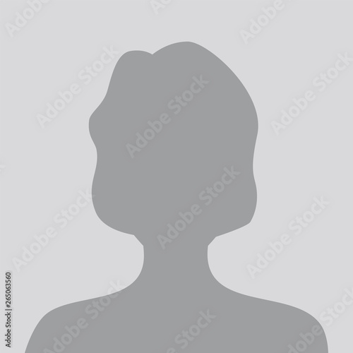 Person gray photo placeholder woman