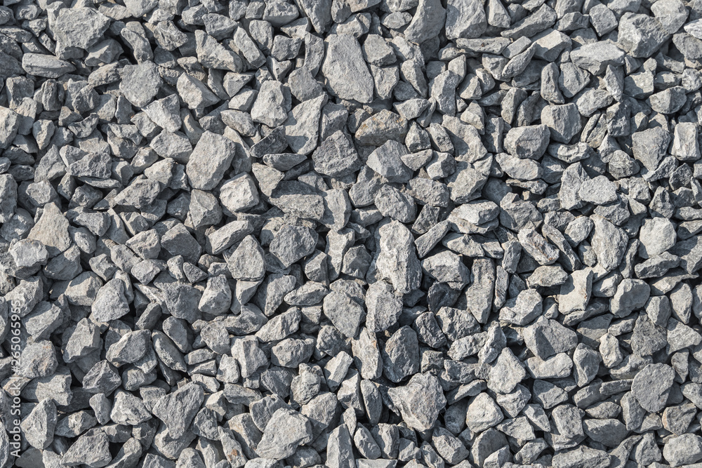 Detailed of grey gravel for construction Detailed of grey gravel for construction