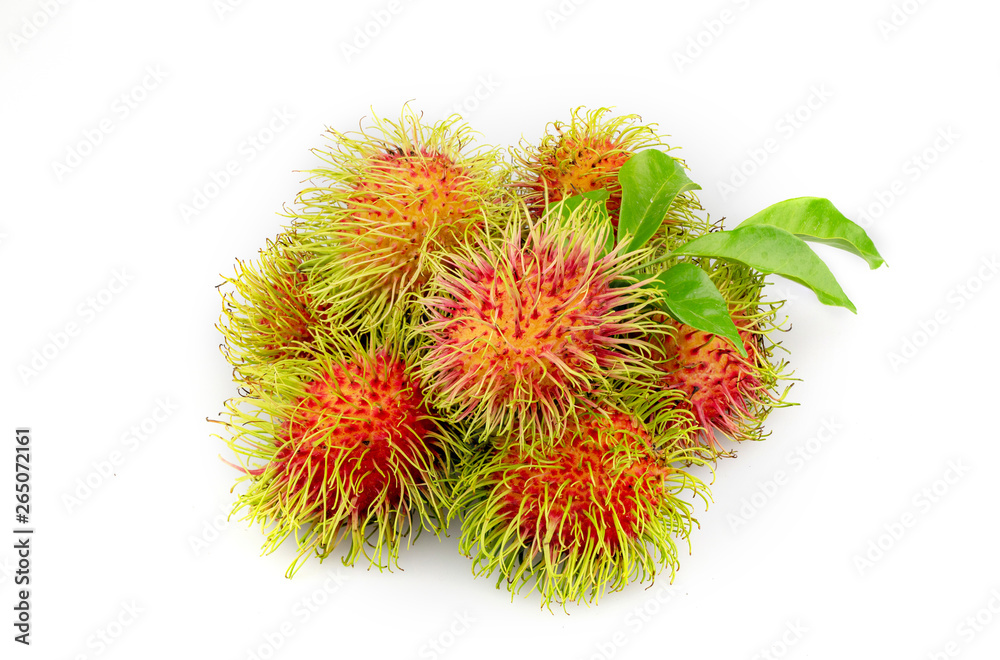 red rambutan sweet delicious fruit isolated on white background red rambutan sweet delicious fruit isolated on white background