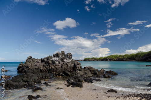 Rocks of Waialea  beach photo