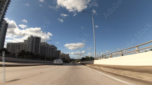 Driving plates video Bal Harbour Miami Beach shot on gopro 7 hypersmooth photo