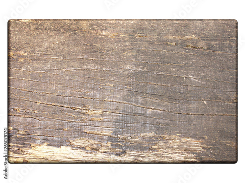 Old wooden plank