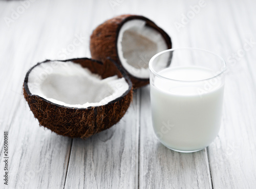 Milk and coconut