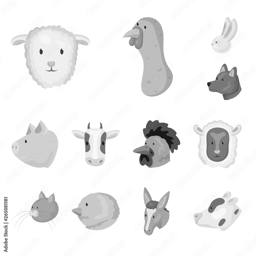 Vector design of countryside and homestead symbol. Set of countryside and breeding stock vector illustration. Vector design of countryside and homestead symbol. Set of countryside and breeding stock vector illustration.