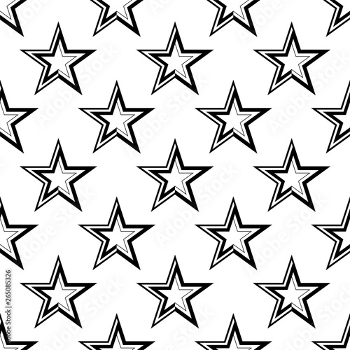 Star Icon Seamless Pattern  Star Shape Icon