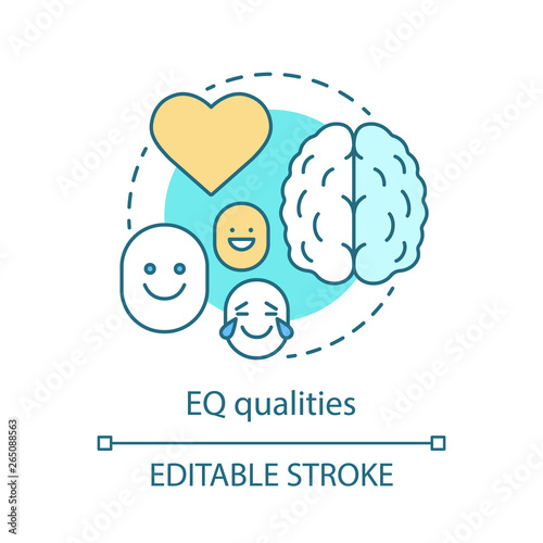 EQ qualities concept icon