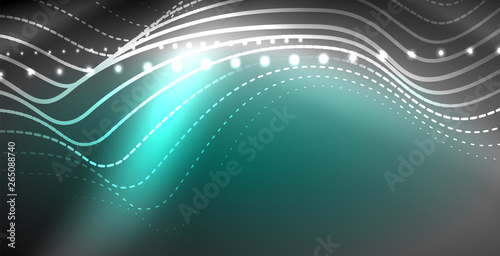 Neon lines shiny glowing background