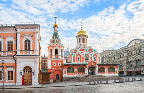 Казанская церковь на Красной Площади Kazan Church on Red Square in Moscow