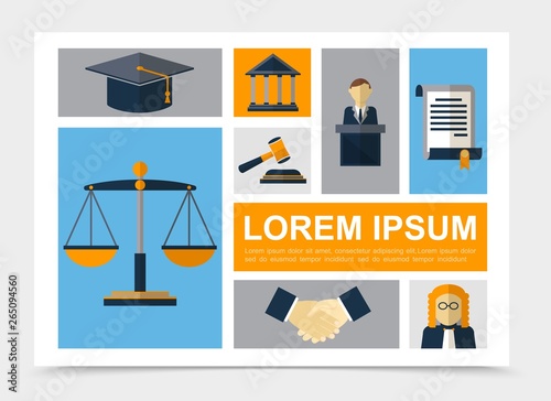 Flat Judicial System Elements Collection