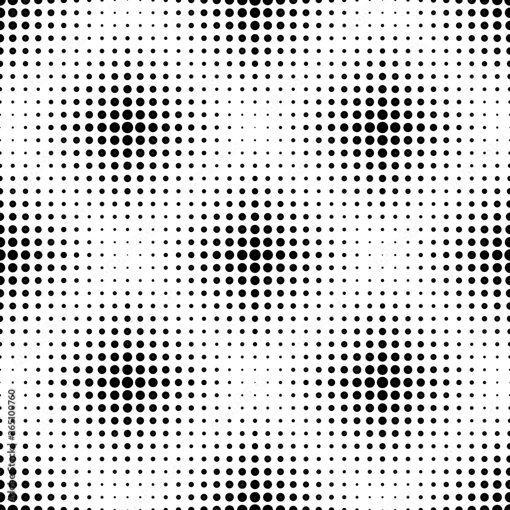Vector seamless texture. Modern geometric background. Grid with dots.