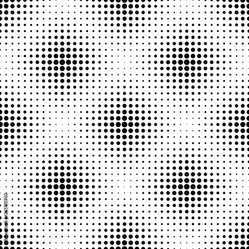 Vector seamless texture. Modern geometric background. Grid with dots.