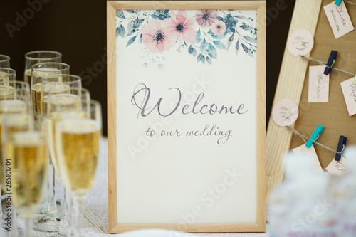 wedding frame invitation