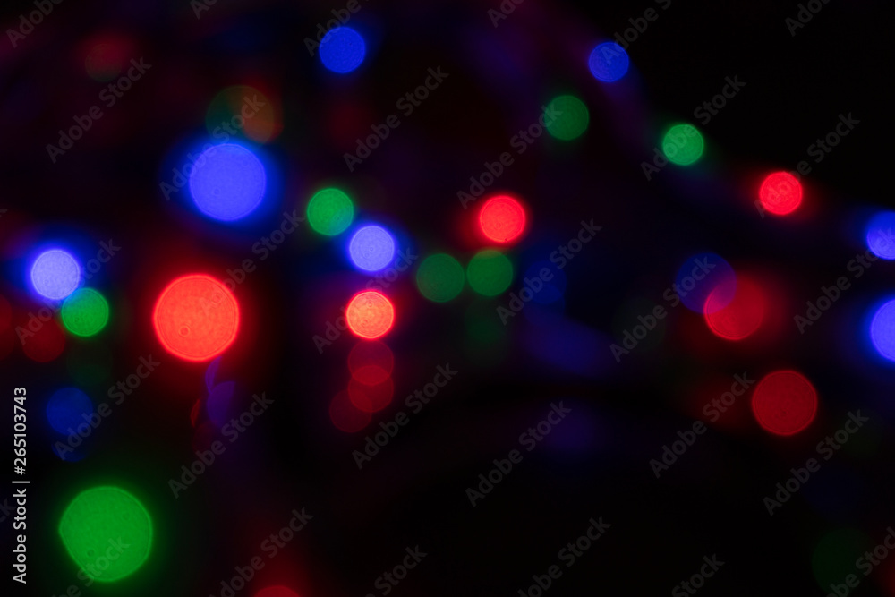 Bokeh lights on the background Bokeh lights on the background