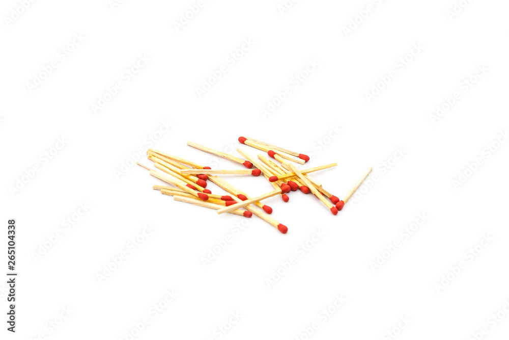 matches isolated on white background matches isolated on white background