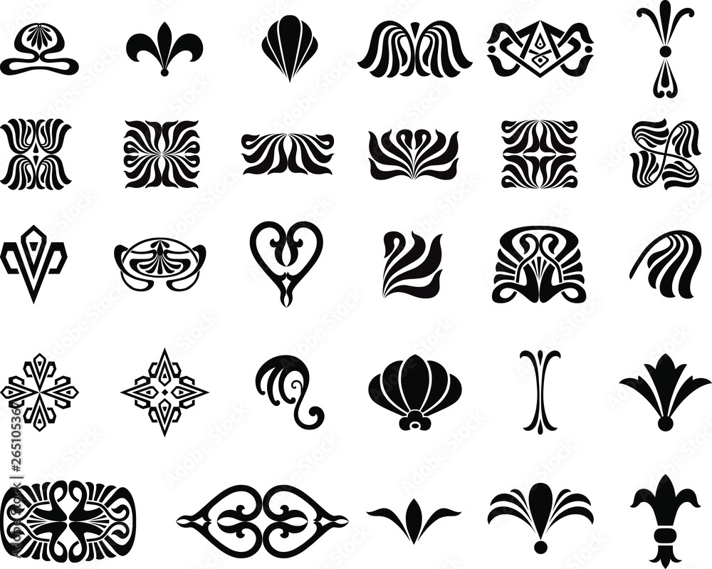 Many elements for make design Many elements for make design