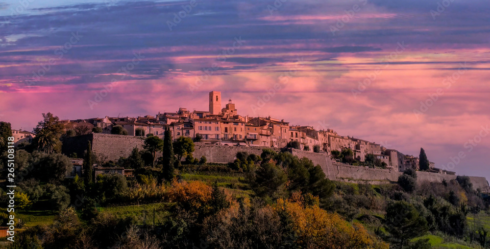 Dramatic Sky in Saint Paul de Vence Dramatic Sky in Saint Paul de Vence