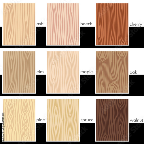 Seamless stylized veneers of different types
