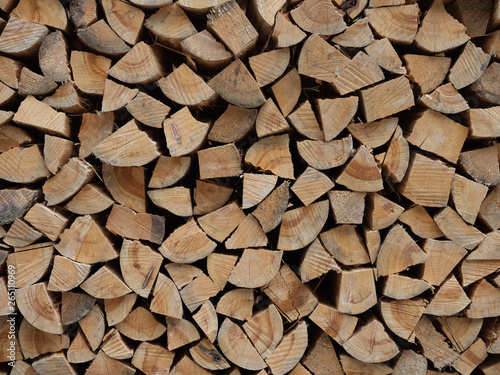Background image of piled firewood