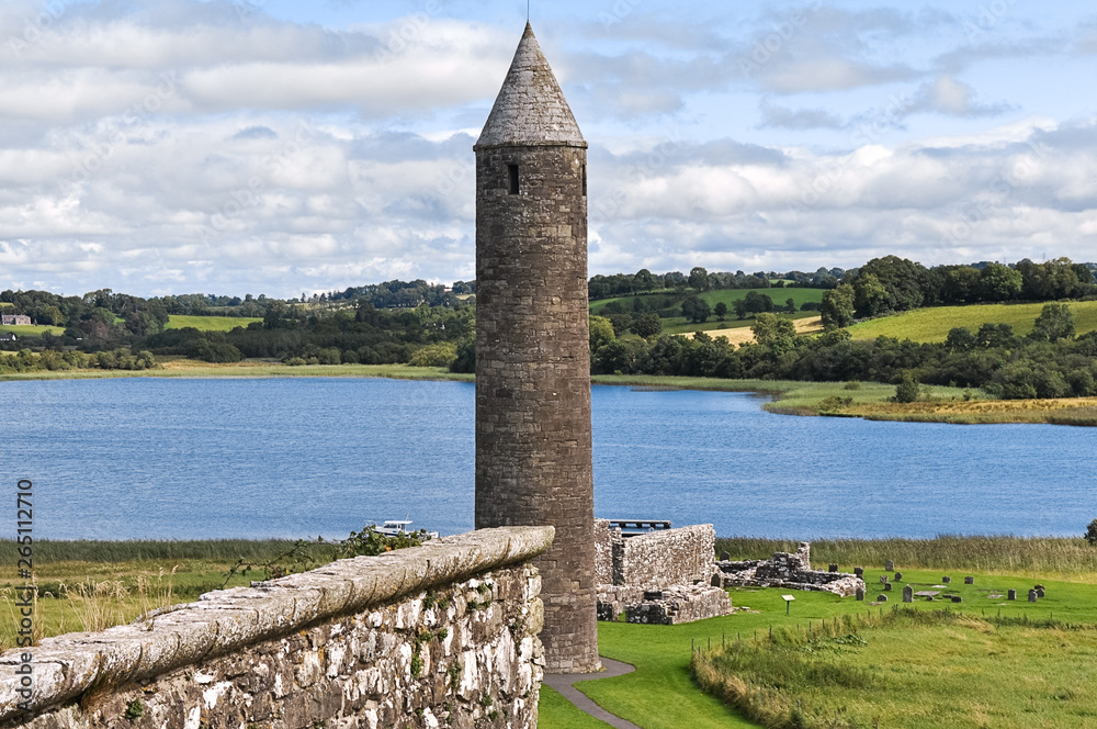 Devenish Island Monastic Site, County Fermanagh, Northern Ireland