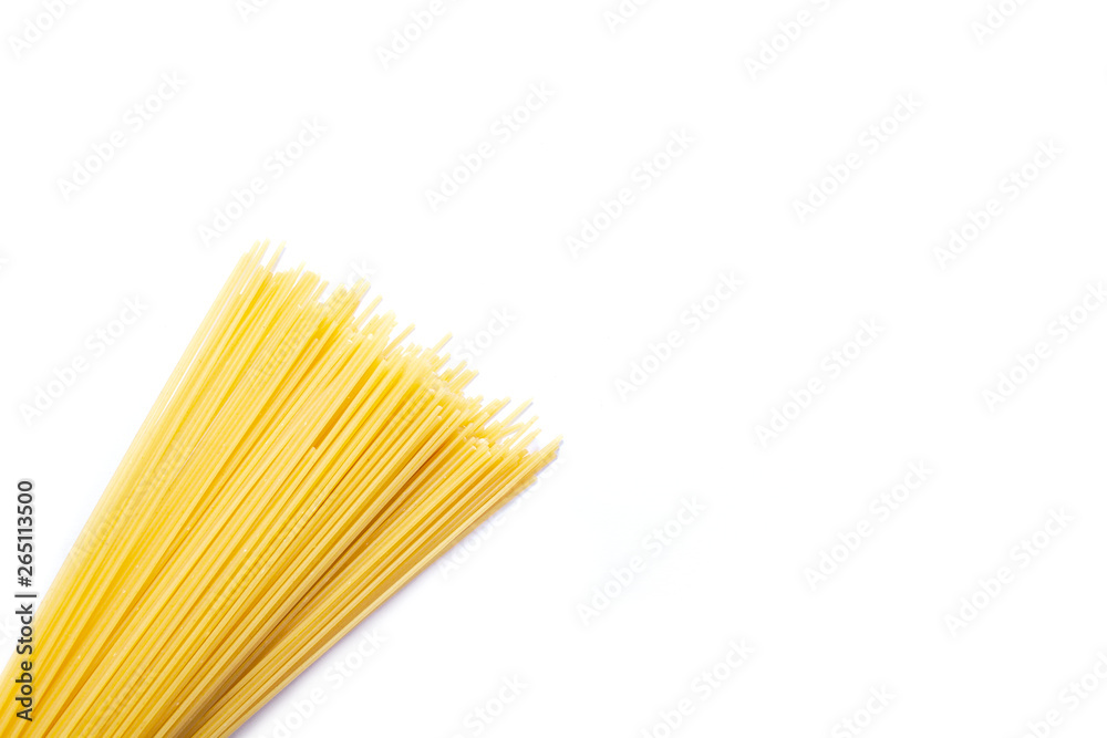 Pasta isolated on white background, close-up. Cooking Pasta isolated on white background, close-up. Cooking