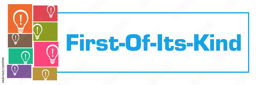 First Of Its Kind Colorful Bulbs Grid Left Box Horizontal First Of Its Kind Colorful Bulbs Grid Left Box Horizontal