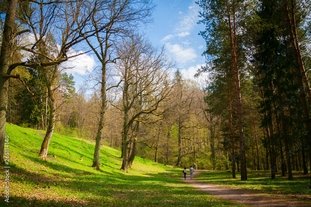 in the Puckoriu Park in Vilnius