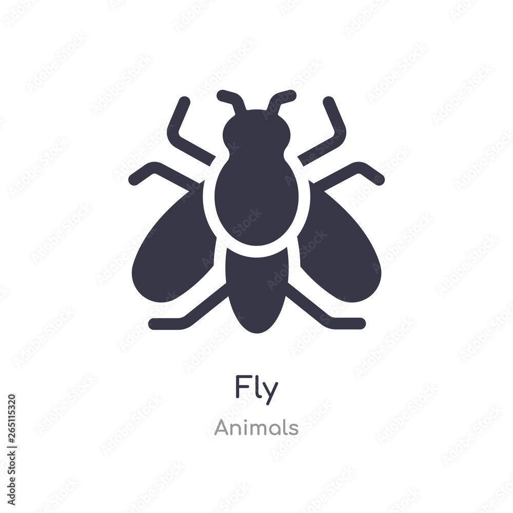 fly icon. isolated fly icon vector illustration from animals collection. editable sing symbol can be use for web site and mobile app fly icon. isolated fly icon vector illustration from animals collection. editable sing symbol can be use for web site and mobile app