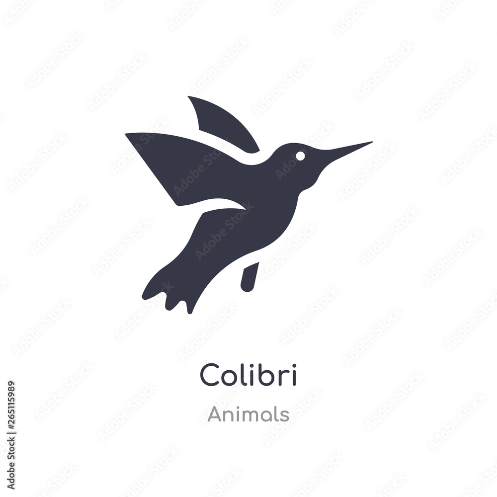 colibri icon. isolated colibri icon vector illustration from animals collection. editable sing symbol can be use for web site and mobile app colibri icon. isolated colibri icon vector illustration from animals collection. editable sing symbol can be use for web site and mobile app